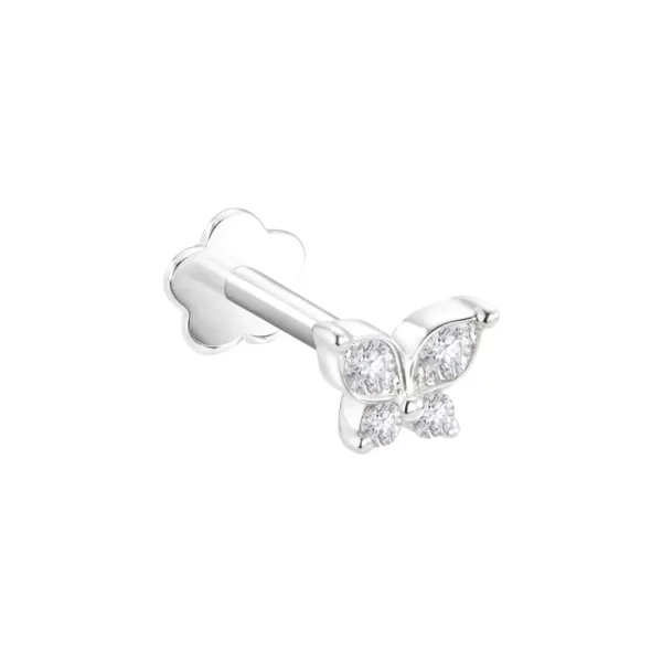 The Love Diamond Collection: Butterfly Diamond Stud (Mini) 