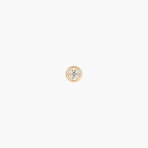 2-point Bezel Diamond Stud