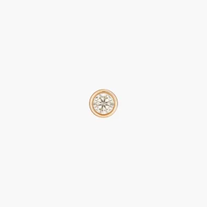 4-point Bezel Diamond Stud