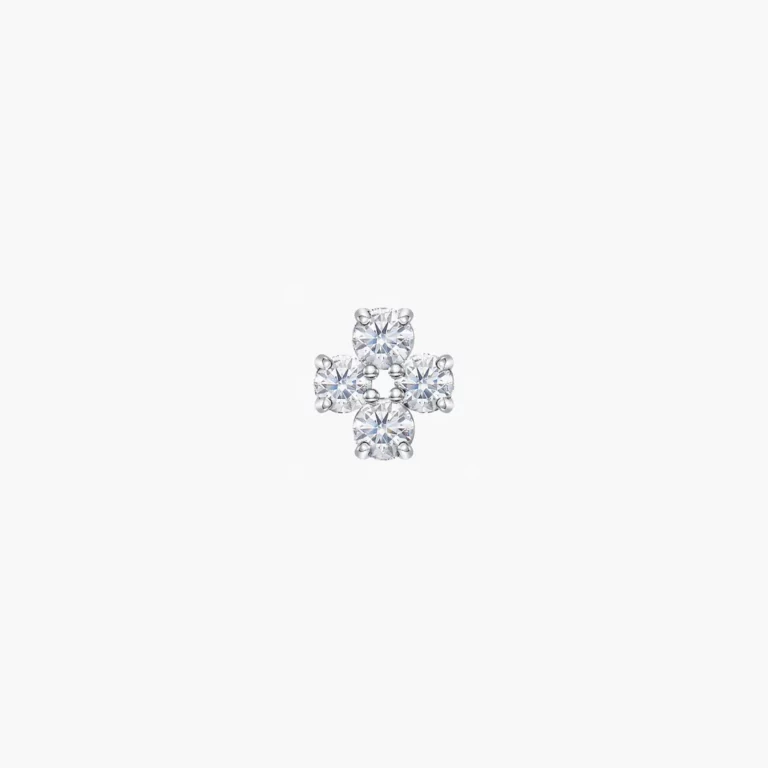 Lucky Clover Diamond Stud