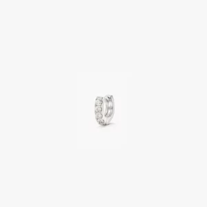 2-point Diamond Huggies - 5mm
