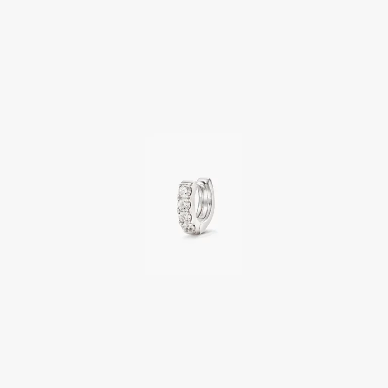 2-point Diamond Huggies - 5mm