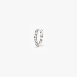 2-point Diamond Huggies - 9.5mm