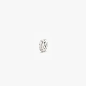 4-point Diamond Huggies - 5mm
