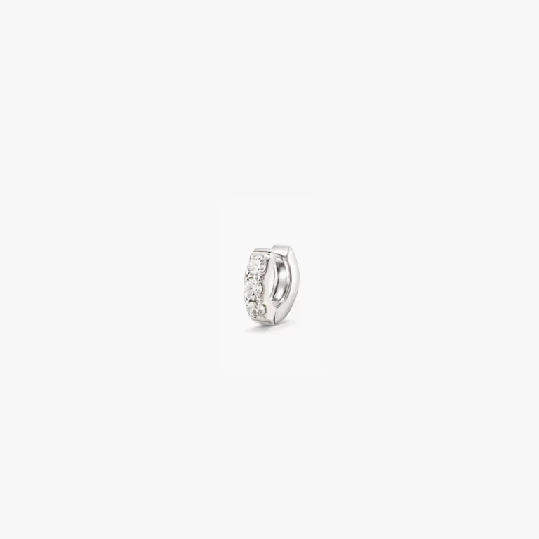 4-point Diamond Huggies - 5mm