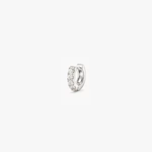 4-point Diamond Huggies - 6.5mm