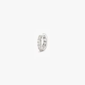 4-point Diamond Huggies - 8mm