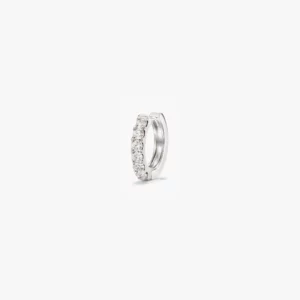 4-point Diamond Huggies - 9.5mm
