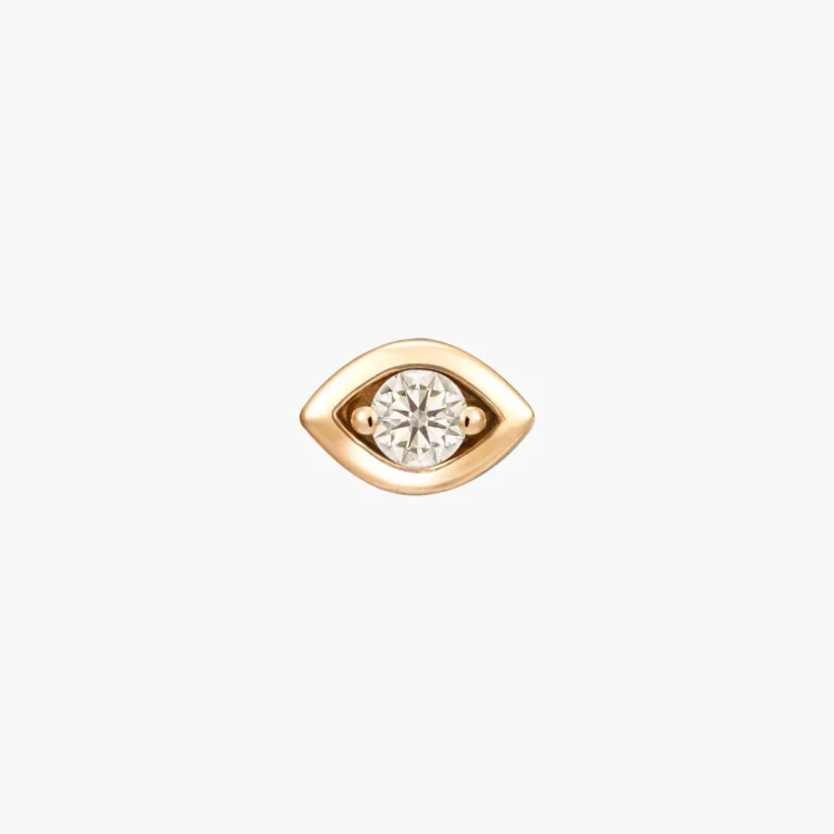 Evil-Eye Diamond Stud