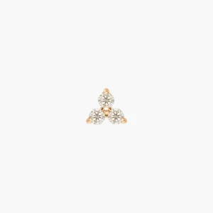 Lotus Diamond Stud – Mini