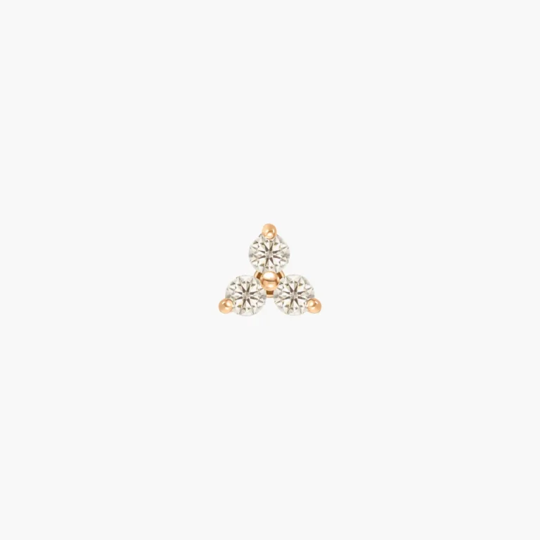 Lotus Diamond Stud – Mini